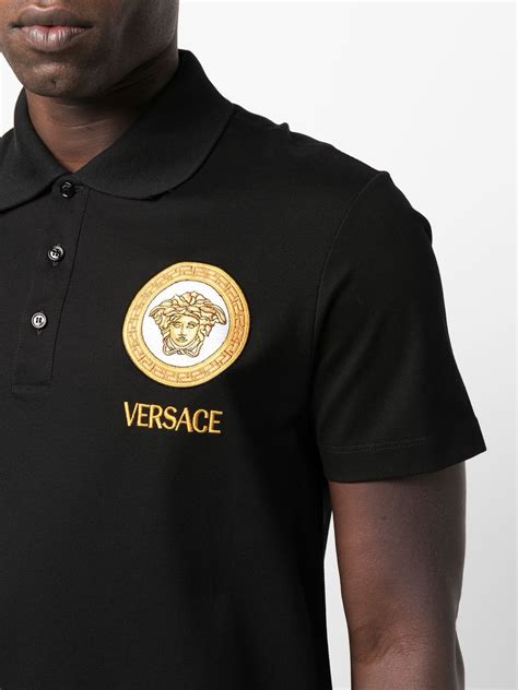 versace collection polo patch|versace polo for men.